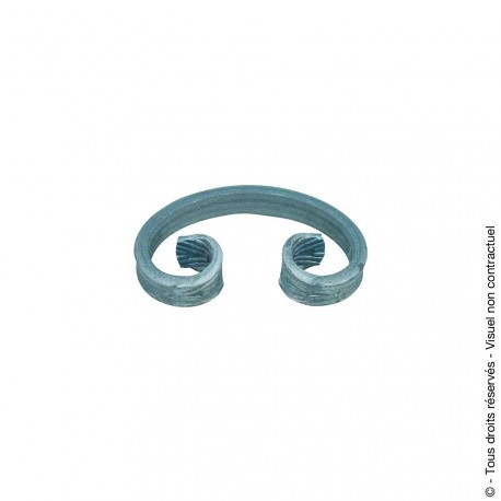 Volute N°25 acier plat empreinte