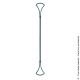Barreau fantaisie N°101 acier carré diamètre 16 mm