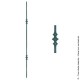 Barreau fantaisie N°129 acier rond diamètre 12 mm