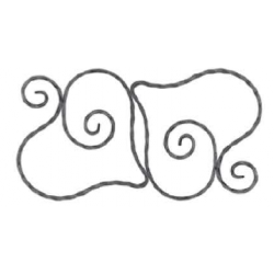 Motif N°91 acier plat