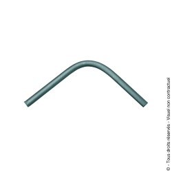 Angle main courante N°18 acier plat de section 40x8 mm