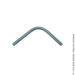 Angle de main courante N°21 acier plat de section 30x10