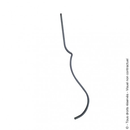 Barreau N°14 acier carré diamètre 14 mm