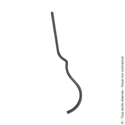 Barreau N°25 acier carré