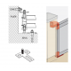 Pivot à cheviller pilier/seuil réglable type 2100