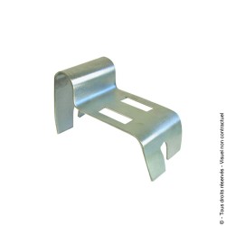 Sabot de portail à sceller inox