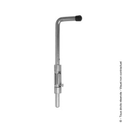 Verrou de pied à souder