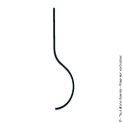 Barreau N°7 acier carré