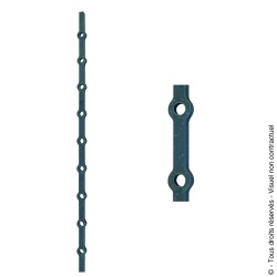 Traverse N°36 acier plat de 24x20 mm