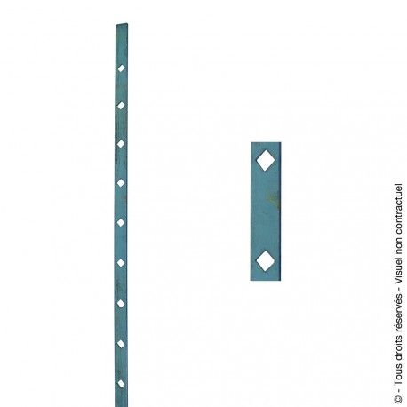 Traverse N°60 acier carré plat de 45x10 mm