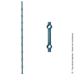 Traverse N°74 acier carré