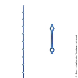 Traverse N°80 acier rond de 14 mm