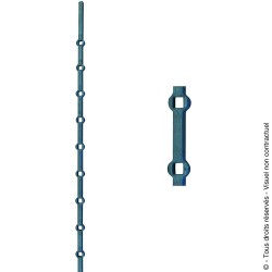 Traverse N°86 acier carré