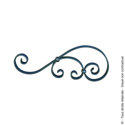 Motif de cimaise N°10 acier plat