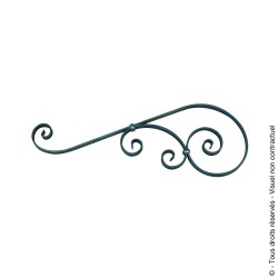 Motif de cimaise N°13 acier plat