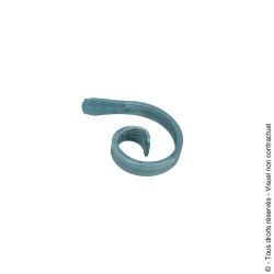 Volute N°17 acier plat empreinte