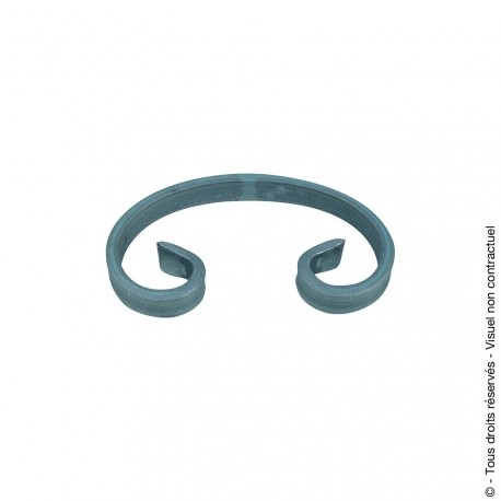 Volute N°44 acier plat lisse