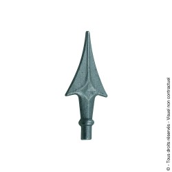 Fer de lance N°4 acier rond