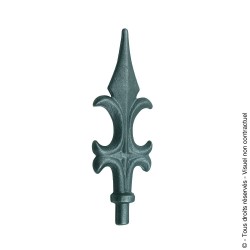 Fer de lance N°6 acier rond