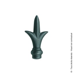 Fer de lance N°10 acier rond