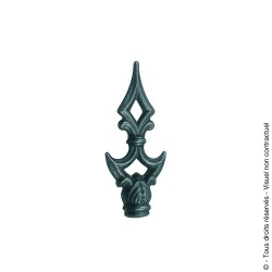 Fer de lance N°57 acier rond