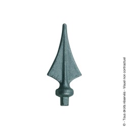 Fer de lance N°5 acier carré