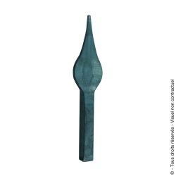 Fer de lance N°41 acier carré