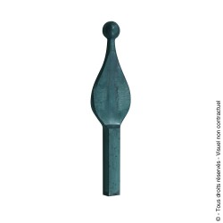 Fer de lance N°44 acier carré