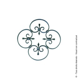 Motif N°1 acier plat