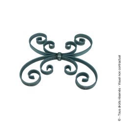 Motif N°2 acier plat