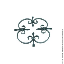 Motif N°4 acier plat