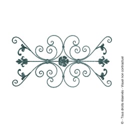 Motif N°40 acier plat