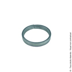 Motif rond N°65 acier plat 16x6 mm diamètre 100 mm