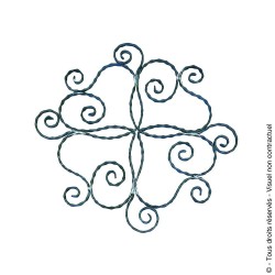 Motif N°92 acier plat