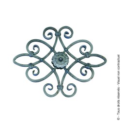 Motif N°8 acier carré