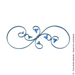 Barreau fantaise N°1 acier plat