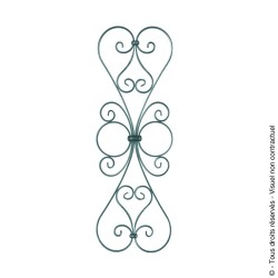 Barreau fantaisie N°82 acier plat