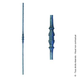 Barreau fantaisie N°116 acier carré