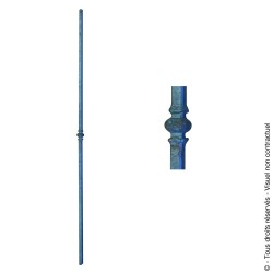 Barreau fantaisie N°130 acier carré