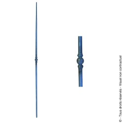 Barreau fantaisie N°27 acier rond