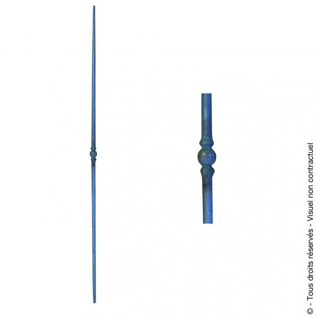 Barreau fantaisie N°27 acier rond diamètre 14 mm