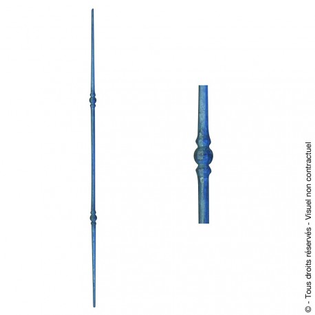 Barreau fantaisie N°28 acier rond diamètre 14 mm