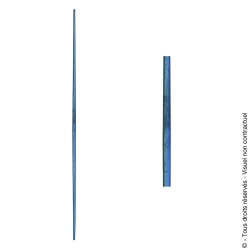 Barreau fantaisie N°70 acier rond