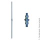 Barreau fantaisie N°110 acier rond diamètre 14 mm