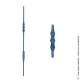 Barreau fantaisie N°118 acier rond diamètre 14 mm