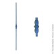 Barreau fantaisie N°120 acier rond diamètre 14 mm