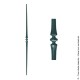 Barreau fantaisie N°133 acier rond diamètre 14 mm