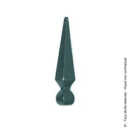 Fer de lance N°56 acier carré